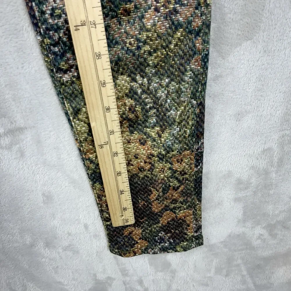 NWT 7 For All Mankind Tapestry Floral Botanical Skinny Jeans Size 12 Regencycore - Picture 14 of 15